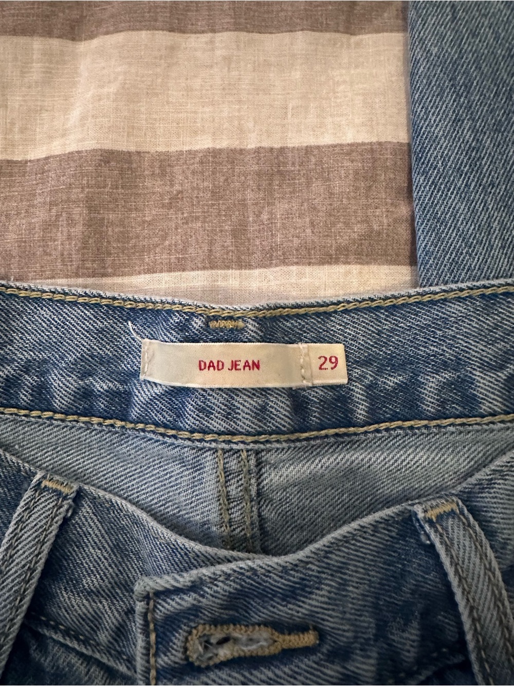 Levi's Light Blue Relaxed 'Dad Jean' 29